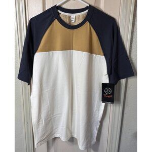 NWT Wrangler All Terrain Gear Mens Med Color block Short Compass T-shirt